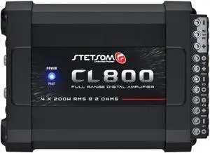 CL 800.4 2 Ohm Car Audio Amplifier 800 Watts RMS, 4 Channel Class D Full Range Amp, Compact Multichannel Stereo Amplifier with RCA & High Level Input, HPF/LPF Crossover, Brazilian Technology CL 800.4 2 Ohm Car Audio Amplifier 800 Watts RMS, 4 Channel Class D Full Range Amp, Compact Multichannel Stereo Amplifier with RCA & High Level Input, HPF/LPF Crossover, Brazilian Technology
