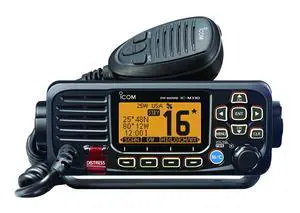 IC-M330 Ultra Compact VHF Marine Transceiver Without GPS - Black IC-M330 Ultra Compact VHF Marine Transceiver Without GPS - Black