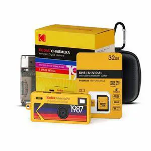 Charmera Key Chain Digital Camera Bundle | 32GB Memory Card, Storage Case, (4 items) Charmera Key Chain Digital Camera Bundle | 32GB Memory Card, Storage Case, (4 items)