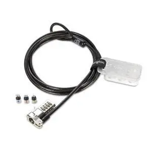 Universal 3-in-1 Combination Laptop Lock, Computer Security Locking Cable - Resettable Version (K62316WW), Black Universal 3-in-1 Combination Laptop Lock, Computer Security Locking Cable - Resettable Version (K62316WW), Black