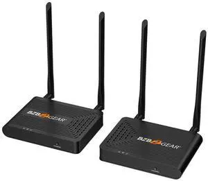 BZBGEAR 4K 60Hz UHD HDMI 2.0 Wireless Receiver/Trasmitter Extender Kit up to 164ft BG-AIR4KAST BZBGEAR 4K 60Hz UHD HDMI 2.0 Wireless Receiver/Trasmitter Extender Kit up to 164ft BG-AIR4KAST