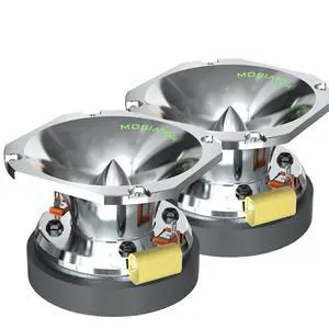 T40HP 4.5" High Compression Hybrid Driver/Tweeter Magnet 1.5" PEI Vc 750 Watts 4-Ohm, Pro Audio, High Frequency (Pair Pack) T40HP 4.5" High Compression Hybrid Driver/Tweeter Magnet 1.5" PEI Vc 750 Watts 4-Ohm, Pro Audio, High Frequency (Pair Pack)