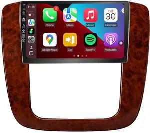 5G WiFi(6) Car Radio for GMC Yukon Chevrolet Chevy Silverado 2007-2013 Tahoe Sierra Android13/Wireless CarPlay/Android Auto/Touch Screen/GPS Navigation/Bluetooth/FM/HD Backup Camera (Mahogany(2+64)) 5G WiFi(6) Car Radio for GMC Yukon Chevrolet Chevy Silverado 2007-2013 Tahoe Sierra Android13/Wireless CarPlay/Android Auto/Touch Screen/GPS Navigation/Bluetooth/FM/HD Backup Camera (Mahogany(2+64))