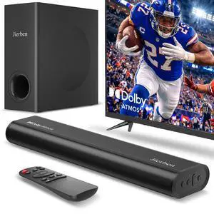 2.1 Dolby Atmos Soundbar with Subwoofer for Smart TV, Dolby Atmos Sound Bar for TV, Surround Sound System for TV, 150W TV Speakers for Smart TV, Bluetooth eARC/Opt/AUX 2.1 Dolby Atmos Soundbar with Subwoofer for Smart TV, Dolby Atmos Sound Bar for TV, Surround Sound System for TV, 150W TV Speakers for Smart TV, Bluetooth eARC/Opt/AUX