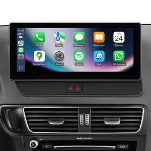 10.25in Stereo for Audi Q5 SQ5 2009-2017 Concert Wireless CarPlay | Concert Symphony Only (No MMI), 2-Sec Fast Boot Linux, Dual OS Retain OEM Knob, 1920x720 HD, Plug & Play Luxury Upgrade 10.25in Stereo for Audi Q5 SQ5 2009-2017 Concert Wireless CarPlay | Concert Symphony Only (No MMI), 2-Sec Fast Boot Linux, Dual OS Retain OEM Knob, 1920x720 HD, Plug & Play Luxury Upgrade