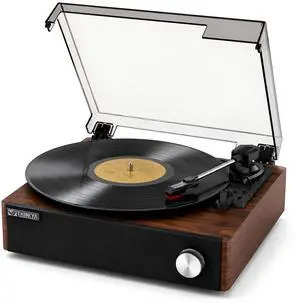 Record Player with Built-in Speakers, Bluetooth Turntable | 3-Speed Retro Vintage Record Player with Auto-Stop, RCA Output, Stable TonearmHome Audio&Gift for Music Lovers Record Player with Built-in Speakers, Bluetooth Turntable | 3-Speed Retro Vintage Record Player with Auto-Stop, RCA Output, Stable TonearmHome Audio&Gift for Music Lovers