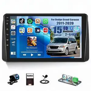 Android 15 4Core+64G Car Stereo Radio for Dodge Grand Caravan 2011-2020 Chrysler Town & Country 2012-2016 with Wireless Carplay Android Auto,9 Touchscreen Bluetooth 16EQ WiFi+GPS 26-UI AHD Cam+Canbus Android 15 4Core+64G Car Stereo Radio for Dodge Grand Caravan 2011-2020 Chrysler Town & Country 2012-2016 with Wireless Carplay Android Auto,9 Touchscreen Bluetooth 16EQ WiFi+GPS 26-UI AHD Cam+Canbus
