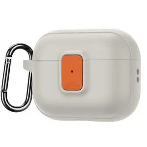 for AirPods Pro 3 Case, with Drop-Proof Lock Design Anti-Scratch Shockproof Slim Protective Cover Compatible with Apple AirPods Pro 3rd Generation (Starlight/Orange) for AirPods Pro 3 Case, with Drop-Proof Lock Design Anti-Scratch Shockproof Slim Protective Cover Compatible with Apple AirPods Pro 3rd Generation (Starlight/Orange)