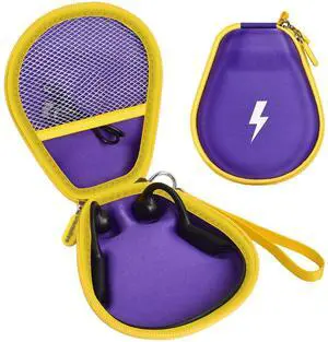 Bone Conduction Headphone Case for SHOKZ New OpenRun Pro 2/1/Mini, Compatible with Raycon, CPTEA, CXK, TOZO, LuVant - Hard Storage Case with Carabiner for Running and Sports (Purple) Bone Conduction Headphone Case for SHOKZ New OpenRun Pro 2/1/Mini, Compatible with Raycon, CPTEA, CXK, TOZO, LuVant - Hard Storage Case with Carabiner for Running and Sports (Purple)