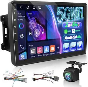 Car Radio Stereo for Jeep Wrangler JK 2007-2018 Compass Grand Cherokee Dodge Ram with Carplay/Android Auto Upgrade 2GB+64GB Car Radio Stereo for Jeep Wrangler JK 2007-2018 Compass Grand Cherokee Dodge Ram with Carplay/Android Auto Upgrade 2GB+64GB