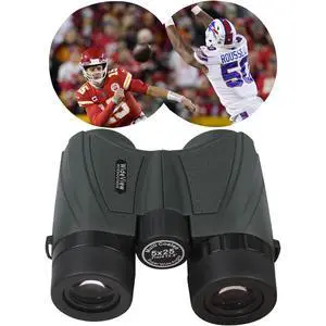 5x25 15.8° Ultra Wide Angle Binoculars for Sports Large Field of View, 829ft/ 1000yds Compact Binoculars for Spectator Sports Portable for NFL, Golf, Tennis, Baseball, Badminton 5x25 15.8° Ultra Wide Angle Binoculars for Sports Large Field of View, 829ft/ 1000yds Compact Binoculars for Spectator Sports Portable for NFL, Golf, Tennis, Baseball, Badminton