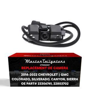 Replacement for Chevrolet Silverado (2014-2015), Colorado (2017-2021) / GMC Sierra (2014-2016), Canyon (2015-2022) Backup Camera OE Part # 23306741, 22803702 Replacement for Chevrolet Silverado (2014-2015), Colorado (2017-2021) / GMC Sierra (2014-2016), Canyon (2015-2022) Backup Camera OE Part # 23306741, 22803702