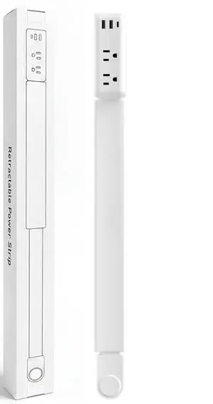 Electrical Outlet Extender Stick, Adjustable 2234 in Wall Plug Extension with 2 AC Outlets, 2 USB-A & 1 USB-C, 360° Rotating Plug for Hard-to-Reach Outlets Behind Couch, Bed, Nightstand, Desk Electrical Outlet Extender Stick, Adjustable 2234 in Wall Plug Extension with 2 AC Outlets, 2 USB-A & 1 USB-C, 360° Rotating Plug for Hard-to-Reach Outlets Behind Couch, Bed, Nightstand, Desk