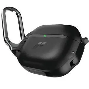 for AirPods 4 Case with Lock - Tough AirPods 4th Generation Case Cover with Carabiner, Rugged Protection and Hard Protective Shell (Black, AirPods 4th Gen) for AirPods 4 Case with Lock - Tough AirPods 4th Generation Case Cover with Carabiner, Rugged Protection and Hard Protective Shell (Black, AirPods 4th Gen)