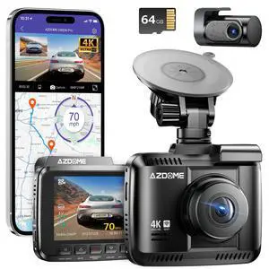 GS63H Pro 2CH Dash Cam 4K with Super Night Vision & ADAS 24H Parking Mode - 4K Dual Dash Cam - Built-in WiFi - GPS Tracking - Collision Detection - Multiple Parking Modes GS63H Pro 2CH Dash Cam 4K with Super Night Vision & ADAS 24H Parking Mode - 4K Dual Dash Cam - Built-in WiFi - GPS Tracking - Collision Detection - Multiple Parking Modes