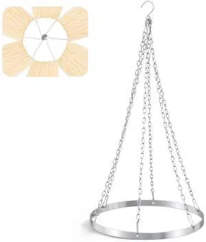 12 Inches Silver Metallic Ceiling Drapes Hanging Kit for 6 Panels Wedding Ceiling Drapes Canopy Hoop Metal Hardware Kit for Draping Fabric Indoor Outdoor Decorations Photo Backgrounds 12 Inches Silver Metallic Ceiling Drapes Hanging Kit for 6 Panels Wedding Ceiling Drapes Canopy Hoop Metal Hardware Kit for Draping Fabric Indoor Outdoor Decorations Photo Backgrounds