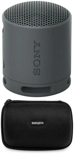 SRS-XB100 Wireless Bluetooth Portable Travel Speaker Bundle (Black) | Travel case, Strap, (2 items) SRS-XB100 Wireless Bluetooth Portable Travel Speaker Bundle (Black) | Travel case, Strap, (2 items)