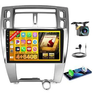 Qualcomn Chipset 8 Core 4+64GB Android 15 Car Stereo for Hyundai Tucson 2006-2009, 10 Inch Touch Screen Carplay Android Auto Radio DSP Hi-Res Picture in Picture+AHD Backup Camera Voice Assistant Qualcomn Chipset 8 Core 4+64GB Android 15 Car Stereo for Hyundai Tucson 2006-2009, 10 Inch Touch Screen Carplay Android Auto Radio DSP Hi-Res Picture in Picture+AHD Backup Camera Voice Assistant