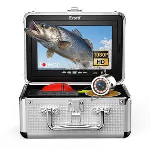 7" 1080P Underwater Fishing Camera DVR, IR Fish Finder w/ 15M Cable | 1024x600 IPS Screen, 12 IR LEDs, 8GB Card, 4500mAh 8H Low-Temp Battery, Waterproof for Boat, Lake & Ice Fishing 7" 1080P Underwater Fishing Camera DVR, IR Fish Finder w/ 15M Cable | 1024x600 IPS Screen, 12 IR LEDs, 8GB Card, 4500mAh 8H Low-Temp Battery, Waterproof for Boat, Lake & Ice Fishing