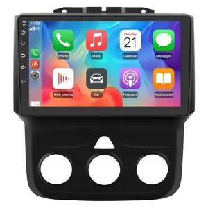 Car Stereo for Dodge RAM 1500 2500 3500 2013-2018 Manual AC CarPlay Radio | Dodge Ram 1500 2500 3500 2013 2014 2015 2016 2017 2018 Radio Replacement with Wireless CarPlay Android Auto - 2G Ram 32G ROM Car Stereo for Dodge RAM 1500 2500 3500 2013-2018 Manual AC CarPlay Radio | Dodge Ram 1500 2500 3500 2013 2014 2015 2016 2017 2018 Radio Replacement with Wireless CarPlay Android Auto - 2G Ram 32G ROM