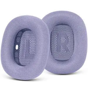 Upgraded Ear Cushions Replacement Earpads for AirPods Max 1 & 2 Headphones, Mesh Fabric Ear Pads Ear Covers Cups with Memory Foam and Magnet for AirPods Max (Purple) Upgraded Ear Cushions Replacement Earpads for AirPods Max 1 & 2 Headphones, Mesh Fabric Ear Pads Ear Covers Cups with Memory Foam and Magnet for AirPods Max (Purple)