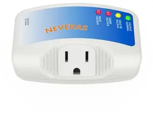 Refrigerator Surge Protector, Single Outlet Voltage Protector Home Appliances 120V 10A Voltage Brownouts Plug Outlet for Fridge TV Air Conditioners Surge Protector -1 Pack Refrigerator Surge Protector, Single Outlet Voltage Protector Home Appliances 120V 10A Voltage Brownouts Plug Outlet for Fridge TV Air Conditioners Surge Protector -1 Pack