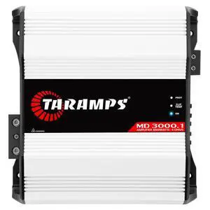 Taramps MD 3000.1 Amplifier 4 Ohms 3000 Watts RMS 1 Channel Full Range, Car Audio Monoblock, LED Monitor Indicator, Class D Great for Subwoofer, MD 3k Taramps MD 3000.1 Amplifier 4 Ohms 3000 Watts RMS 1 Channel Full Range, Car Audio Monoblock, LED Monitor Indicator, Class D Great for Subwoofer, MD 3k