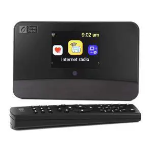 Ocean Digital WR-03M Internet Radio Receiver (No Built-in Speaker) with Bluetooth, FM, Wi-Fi, LAN, Optical & Line Out, UPnP/DLNA Streaming, Alarm Clock, Podcasts HiFi Component for Home Audio System Ocean Digital WR-03M Internet Radio Receiver (No Built-in Speaker) with Bluetooth, FM, Wi-Fi, LAN, Optical & Line Out, UPnP/DLNA Streaming, Alarm Clock, Podcasts HiFi Component for Home Audio System