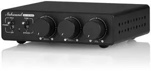 Nobsound 300Wx2 Stereo Amplifier with Phono Input - HiFi Class D Mini Power Amp for Home Theater, Turntables, Studio Monitor | TPA3255 Chip, RCA/MM Inputs, Bass/Treble Control (NS-13G MAX DC 48V) Nobsound 300Wx2 Stereo Amplifier with Phono Input - HiFi Class D Mini Power Amp for Home Theater, Turntables, Studio Monitor | TPA3255 Chip, RCA/MM Inputs, Bass/Treble Control (NS-13G MAX DC 48V)
