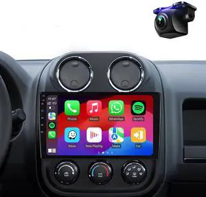 10.2 Inchs Car Stereo Radio Upgrade for Jeep Compass Patriot 2010 2011 2012 2013 2014 2015 2016 with Wireless CarPlay/Android Auto/SWC/Touch Screen/Android12/GPS Navigation/HD Backup Camera 10.2 Inchs Car Stereo Radio Upgrade for Jeep Compass Patriot 2010 2011 2012 2013 2014 2015 2016 with Wireless CarPlay/Android Auto/SWC/Touch Screen/Android12/GPS Navigation/HD Backup Camera