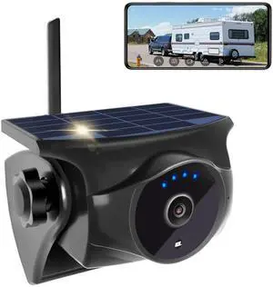 1080P Solar Magnetic Wireless Backup Hitch Camera | Night Vision, 365-Day Standby, waterproof rechargeable battery, compatible with iPhone, iPad and Android devices 1080P Solar Magnetic Wireless Backup Hitch Camera | Night Vision, 365-Day Standby, waterproof rechargeable battery, compatible with iPhone, iPad and Android devices