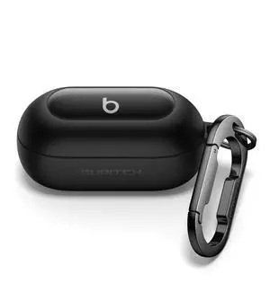Cases for Beats Solo Buds 2024 Case Cover, Magnetic Protective Covers for Beats Solo Buds Wireless Earbuds, Rugged Bumper Case with Magnetic Lok & Carabiner & Keyring & Cleaning Kit, Black Cases for Beats Solo Buds 2024 Case Cover, Magnetic Protective Covers for Beats Solo Buds Wireless Earbuds, Rugged Bumper Case with Magnetic Lok & Carabiner & Keyring & Cleaning Kit, Black
