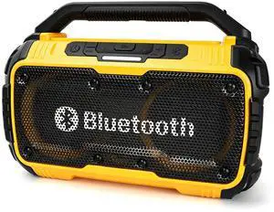 Cordless Bluetooth Speaker Compatible with DeWalt 20V Max Batterty, 80W Portable Outdoor Wireless Boombox, Durable for Jobsites, Phone Holder Included(Tool Only) Cordless Bluetooth Speaker Compatible with DeWalt 20V Max Batterty, 80W Portable Outdoor Wireless Boombox, Durable for Jobsites, Phone Holder Included(Tool Only)