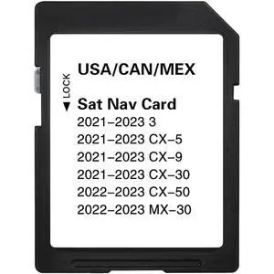 Premium Latest Navigation SD Card, Seamless Map Update for CX-5(2021-23), CX-30(2021-23), 3 Hatch/Sedan(2021-23), CX-9(2021-23), CX-50(2022-23), MX-30(2022-23), USA/CAN/MEX, VIN Check Required Premium Latest Navigation SD Card, Seamless Map Update for CX-5(2021-23), CX-30(2021-23), 3 Hatch/Sedan(2021-23), CX-9(2021-23), CX-50(2022-23), MX-30(2022-23), USA/CAN/MEX, VIN Check Required