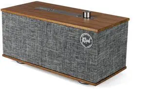 The One Tabletop Wireless Stereo in Walnut | Bluetooth-Enabled, Multi-Room Ready, and fits Almost Anywhere The One Tabletop Wireless Stereo in Walnut | Bluetooth-Enabled, Multi-Room Ready, and fits Almost Anywhere