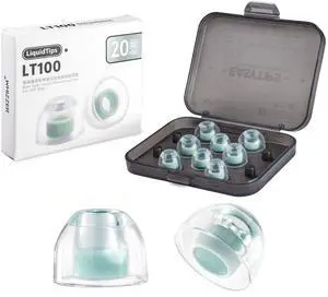 LT100 Liquid Silicone Eartips, 4 Pairs XS/S/M/L, Soft Replacement for 5-6.5mm Nozzle IEMs (Truthear, Moondrop, Campfire Audio), Tight Impactful Bass & All-Day Comfort LT100 Liquid Silicone Eartips, 4 Pairs XS/S/M/L, Soft Replacement for 5-6.5mm Nozzle IEMs (Truthear, Moondrop, Campfire Audio), Tight Impactful Bass & All-Day Comfort
