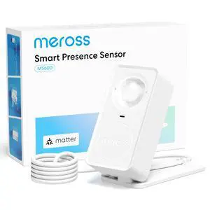 Presence Sensor MS600, Matter Over Wi-Fi, 1.5m Corded Motion Sensor | 3-in-1 PIR & Light & mmWave Radar,12m Detection Range Smart Home Automation, Support HomeKit, Alexa, Google, Home Assistant Presence Sensor MS600, Matter Over Wi-Fi, 1.5m Corded Motion Sensor | 3-in-1 PIR & Light & mmWave Radar,12m Detection Range Smart Home Automation, Support HomeKit, Alexa, Google, Home Assistant