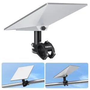 Starlink Mini Mount Kit for RV, Boat, Camper, Ladder & Guardrail - CNC Aluminum Alloy Adjustable Clamp (0.79"-1.38" Pipe Diameter) - Universal Pipe Adapter Compatible with Starlink mini Starlink Mini Mount Kit for RV, Boat, Camper, Ladder & Guardrail - CNC Aluminum Alloy Adjustable Clamp (0.79"-1.38" Pipe Diameter) - Universal Pipe Adapter Compatible with Starlink mini