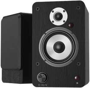 100W HiFi Active Bookshelf Speakers with Bluetooth | 1" Silk Tweeter & 4" Aluminum Woofer, DSP Audio Optimization for TV, Record Player & Home Theater 100W HiFi Active Bookshelf Speakers with Bluetooth | 1" Silk Tweeter & 4" Aluminum Woofer, DSP Audio Optimization for TV, Record Player & Home Theater