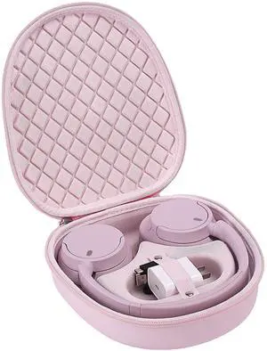 Hard Headphone Case for Sony WH-CH720N / Soundcore by Anker Q20i, Pink | Over Ear Headphone Portable Carrying Case, Headphone Storage Protective Case for Travel Home, Handle Strap Hard Headphone Case for Sony WH-CH720N / Soundcore by Anker Q20i, Pink | Over Ear Headphone Portable Carrying Case, Headphone Storage Protective Case for Travel Home, Handle Strap