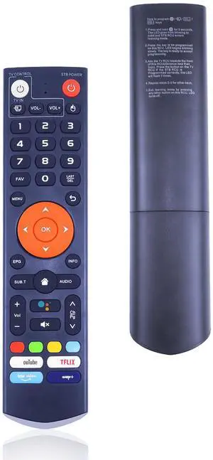 New V3 Plus Voice Remote Control, Replacement Compatible with vSeeBox V3 Plus V3 Pro Smart Bluetooth Voice Remote Control New V3 Plus Voice Remote Control, Replacement Compatible with vSeeBox V3 Plus V3 Pro Smart Bluetooth Voice Remote Control