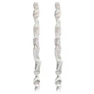 Chandelier Fabric Cord Cover 2 Pack Cream White Chandelier Chain Cover 70.8 inches Brushed Polyester Fabric Chain Sleeve Cord Hider Cable Management (None Touch Fastener) Chandelier Fabric Cord Cover 2 Pack Cream White Chandelier Chain Cover 70.8 inches Brushed Polyester Fabric Chain Sleeve Cord Hider Cable Management (None Touch Fastener)