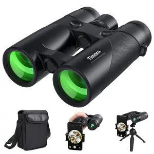 Binoculars for Adults Bird Watching 10x42 HD with Phone Adapter | High Powered Binoculars for Adults, FMC Lens for Clear & Sharp Images, Waterproof Lightweight Design for Wildlife, Hiking Binoculars for Adults Bird Watching 10x42 HD with Phone Adapter | High Powered Binoculars for Adults, FMC Lens for Clear & Sharp Images, Waterproof Lightweight Design for Wildlife, Hiking
