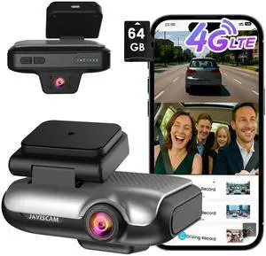 4K Dash Cam Front Inside, Car Camera 4G LTE Remote Live View, Car Security Camera with 64GB Card, GPS Tracking, 24H Parking Mode, IR Night Vision, Voice Control, App Alerts, Cloud Storage, OBD Cable 4K Dash Cam Front Inside, Car Camera 4G LTE Remote Live View, Car Security Camera with 64GB Card, GPS Tracking, 24H Parking Mode, IR Night Vision, Voice Control, App Alerts, Cloud Storage, OBD Cable