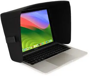 Laptop Sun Shade for Outdoor Work, Light Weight Computer Privacy Hood & Glare Shield, Foldable Shield Cover, L(Most 15-16" Laptop) Laptop Sun Shade for Outdoor Work, Light Weight Computer Privacy Hood & Glare Shield, Foldable Shield Cover, L(Most 15-16" Laptop)