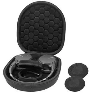 Hard Travel Case for Sony Headphones -Black | Fits WH-CH720N/WH-CH710N/WH-CH520/WH-CH510/WH-1000XM5/WH-1000XM4/WH-XB910N & Bose 700, Carrying Bag with 2 Dust Covers Hard Travel Case for Sony Headphones -Black | Fits WH-CH720N/WH-CH710N/WH-CH520/WH-CH510/WH-1000XM5/WH-1000XM4/WH-XB910N & Bose 700, Carrying Bag with 2 Dust Covers