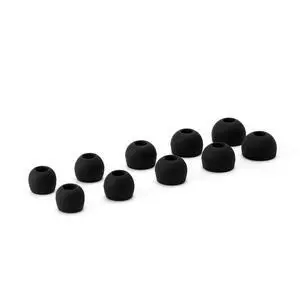 ELOIT Velvet Silicone Earphones Ear Tips for Nozzle Size 3-5mm, Replaceable HiFi IEMs Earbuds Smoothly Deeply Eartips with 5 Size (Full Size(5 Pairs)) ELOIT Velvet Silicone Earphones Ear Tips for Nozzle Size 3-5mm, Replaceable HiFi IEMs Earbuds Smoothly Deeply Eartips with 5 Size (Full Size(5 Pairs))