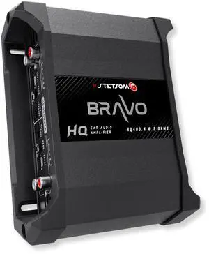 Bravo HQ 400.4 - Multichannel Car Audio Digital Amp, 2 Ohms Stable - 400 Watts RMS 4 Independent Channels, Variable Crossover, Full Range, Car Stereo ds Bridge Speakers 400x4 RCA & High Input Bravo HQ 400.4 - Multichannel Car Audio Digital Amp, 2 Ohms Stable - 400 Watts RMS 4 Independent Channels, Variable Crossover, Full Range, Car Stereo ds Bridge Speakers 400x4 RCA & High Input