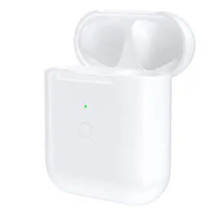 Compatible for AirPods 1st 2nd Gen Wireless Charging Case, Wireless Charging Case Replacement for Airpod 1 2 Charging Case with Bluetooth Pairing Sync Button Compatible for AirPods 1st 2nd Gen Wireless Charging Case, Wireless Charging Case Replacement for Airpod 1 2 Charging Case with Bluetooth Pairing Sync Button