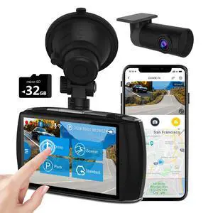 Z-Edge T4 Dash Cam Front and Rear, 4K Dual Dash cam, 2K+1080P Front and Rear, Touch Screen WiFi Car Camera, WDR, Night Vision, G-Sensor, Loop Recording, 24 Hours Parking Mode, Support 512GB Max Z-Edge T4 Dash Cam Front and Rear, 4K Dual Dash cam, 2K+1080P Front and Rear, Touch Screen WiFi Car Camera, WDR, Night Vision, G-Sensor, Loop Recording, 24 Hours Parking Mode, Support 512GB Max